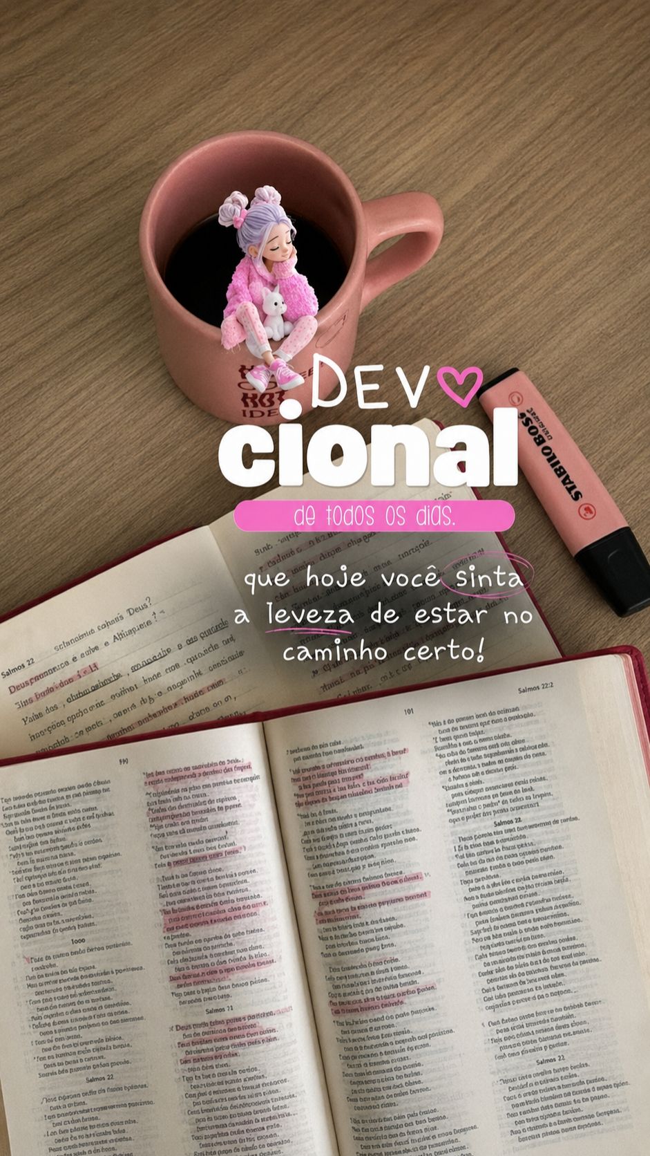 Story cristão delicado para bom dia e devocional