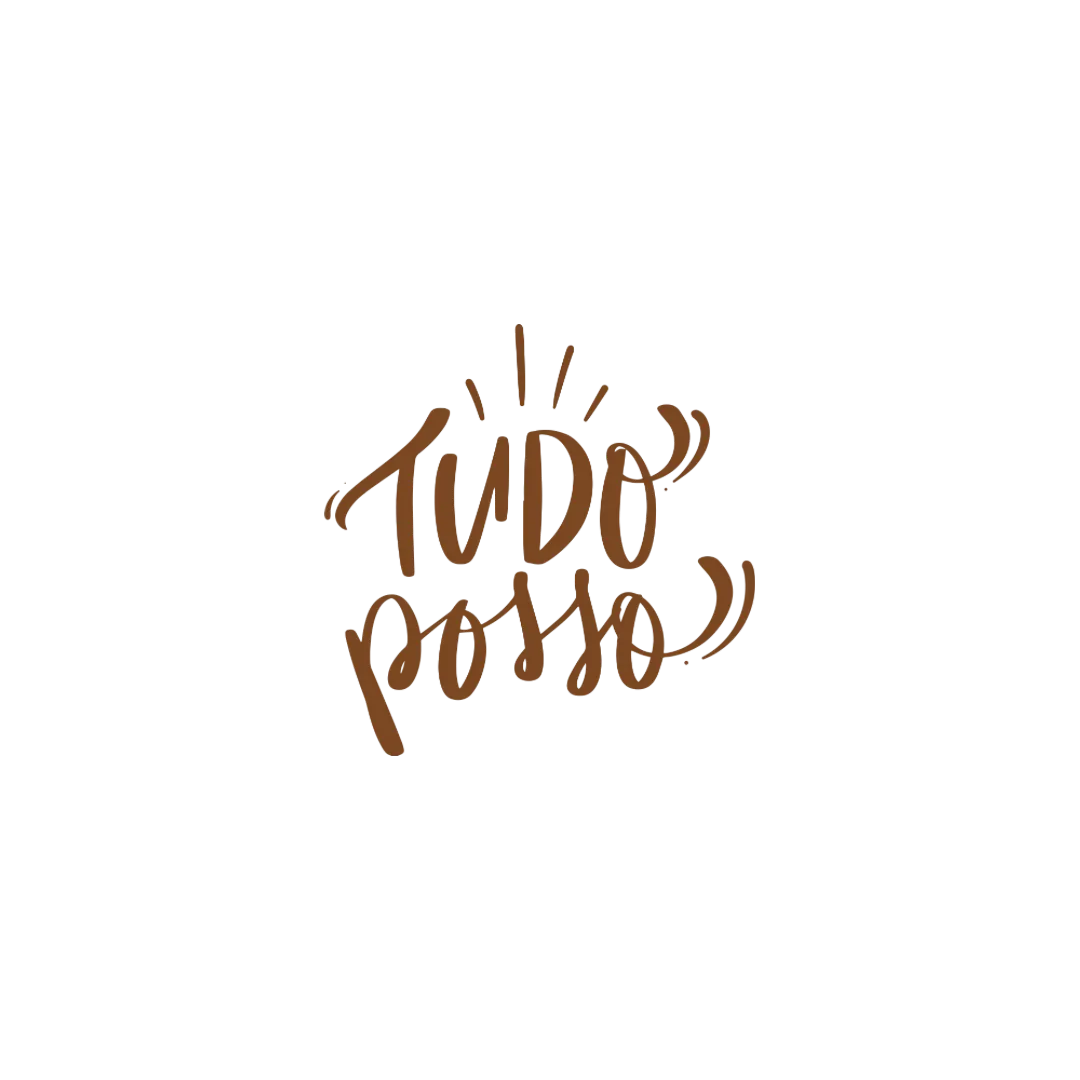 Mensagem Tudo posso em estilo boho
