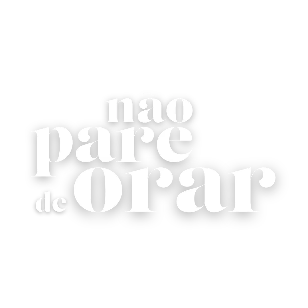 Mensagem cristã Não pare de orar