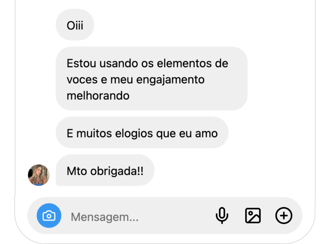 Avaliação 5 estrelas do Kit de Figurinhas